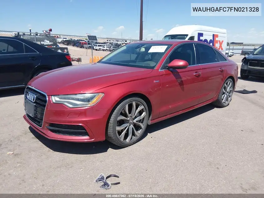 2015 Audi A6 3.0T Premium Plus VIN: WAUHGAFC7FN021328 Lot: 45637362