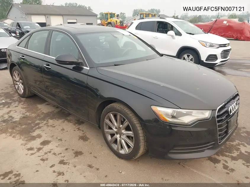 2015 Audi A6 2.0T Premium VIN: WAUGFAFC5FN007121 Lot: 45642438