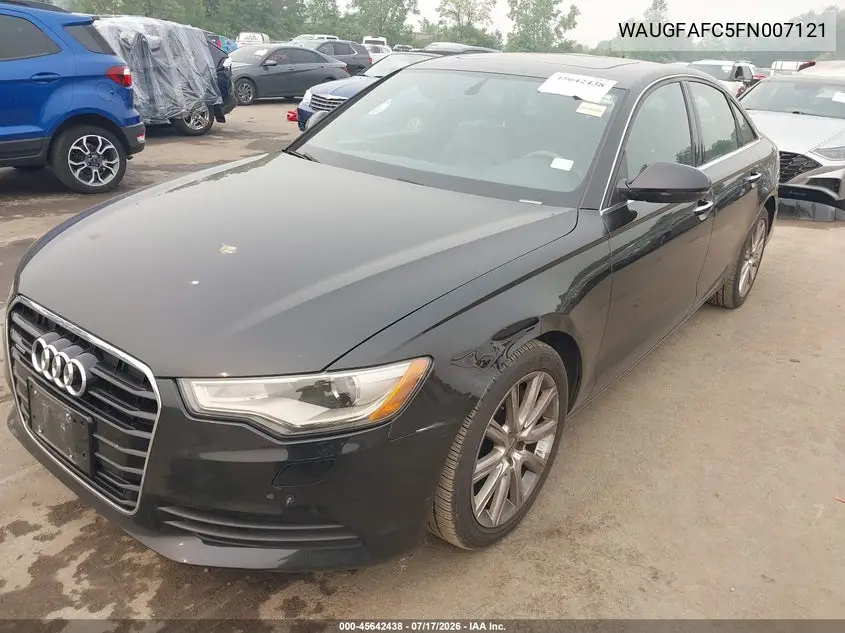 2015 Audi A6 2.0T Premium VIN: WAUGFAFC5FN007121 Lot: 45642438