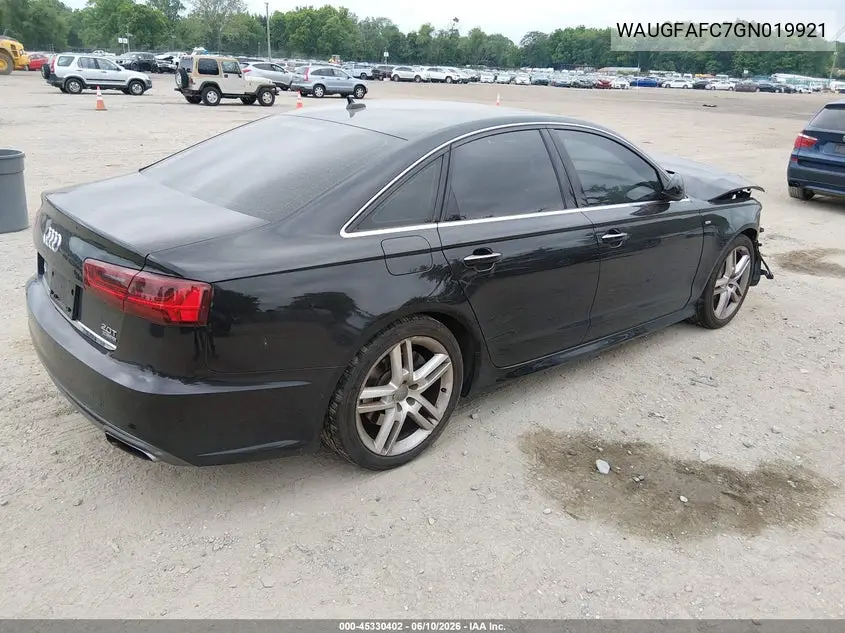 2016 Audi A6 2.0T Premium Plus VIN: WAUGFAFC7GN019921 Lot: 45330402