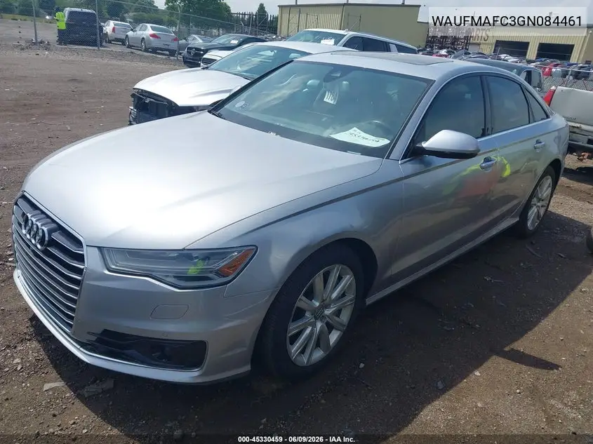 2016 Audi A6 3.0 Tdi Premium Plus VIN: WAUFMAFC3GN084461 Lot: 45330459