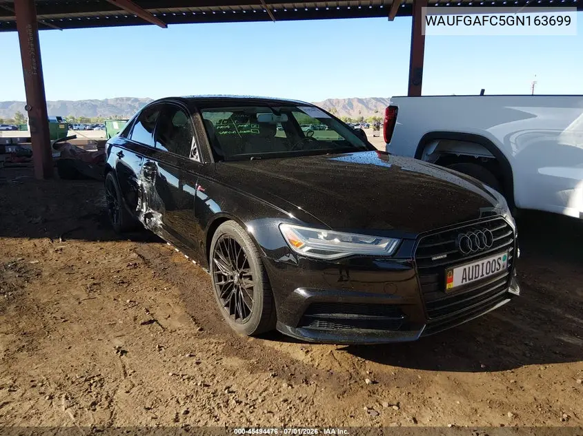 2016 Audi A6 3.0T Premium Plus VIN: WAUFGAFC5GN163699 Lot: 45494476