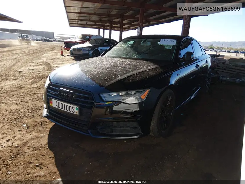 2016 Audi A6 3.0T Premium Plus VIN: WAUFGAFC5GN163699 Lot: 45494476