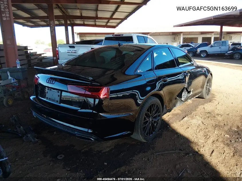 2016 Audi A6 3.0T Premium Plus VIN: WAUFGAFC5GN163699 Lot: 45494476