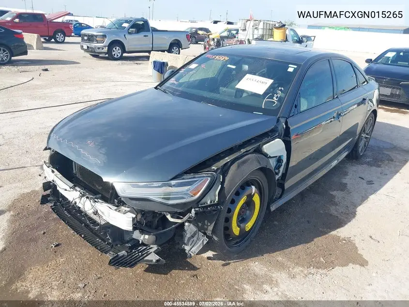 2016 Audi A6 3.0L Tdi Premium Plus VIN: WAUFMAFCXGN015265 Lot: 45534589