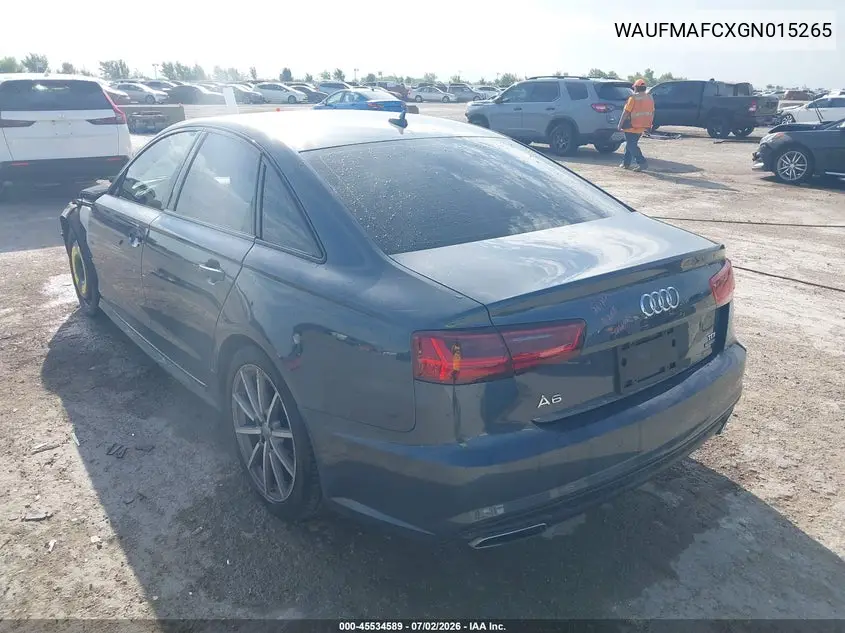 2016 Audi A6 3.0L Tdi Premium Plus VIN: WAUFMAFCXGN015265 Lot: 45534589