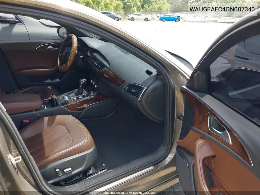 2016 Audi A6 2.0T Premium Plus VIN: WAUGFAFC4GN007340 Lot: 45552609