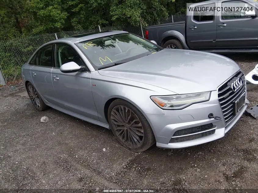 2016 Audi A6 2.0T Premium Plus VIN: WAUGFAFC1GN127404 Lot: 45557987