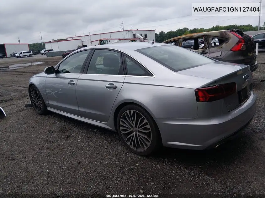 2016 Audi A6 2.0T Premium Plus VIN: WAUGFAFC1GN127404 Lot: 45557987