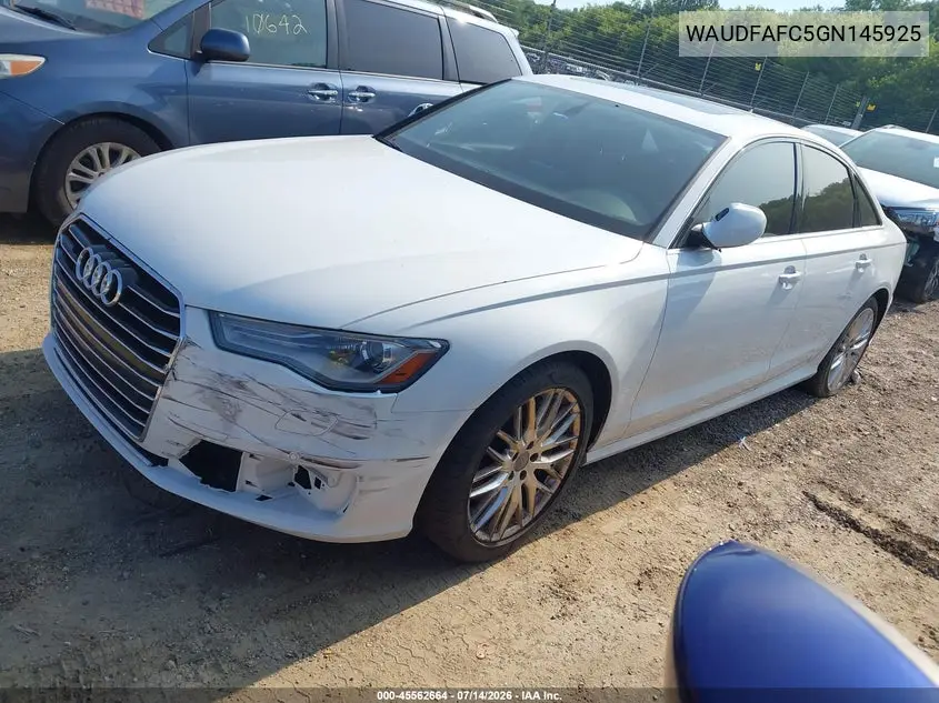 2016 Audi A6 2.0T Premium Plus VIN: WAUDFAFC5GN145925 Lot: 45562664