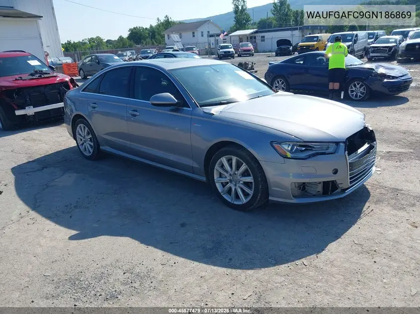2016 Audi A6 3.0T Premium Plus VIN: WAUFGAFC9GN186869 Lot: 45577479