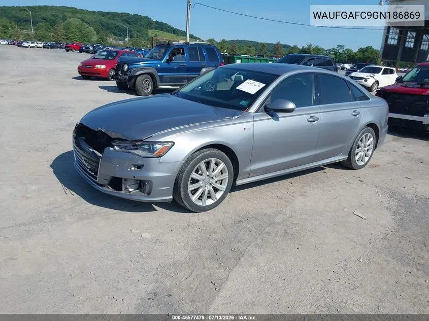 2016 Audi A6 3.0T Premium Plus VIN: WAUFGAFC9GN186869 Lot: 45577479