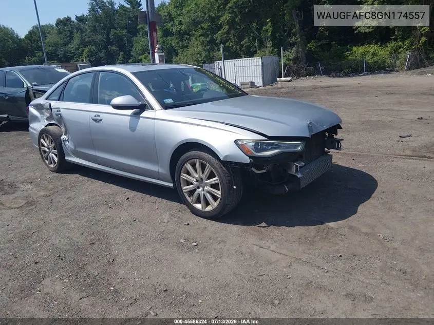 2016 Audi A6 2.0T Premium Plus VIN: WAUGFAFC8GN174557 Lot: 45586324