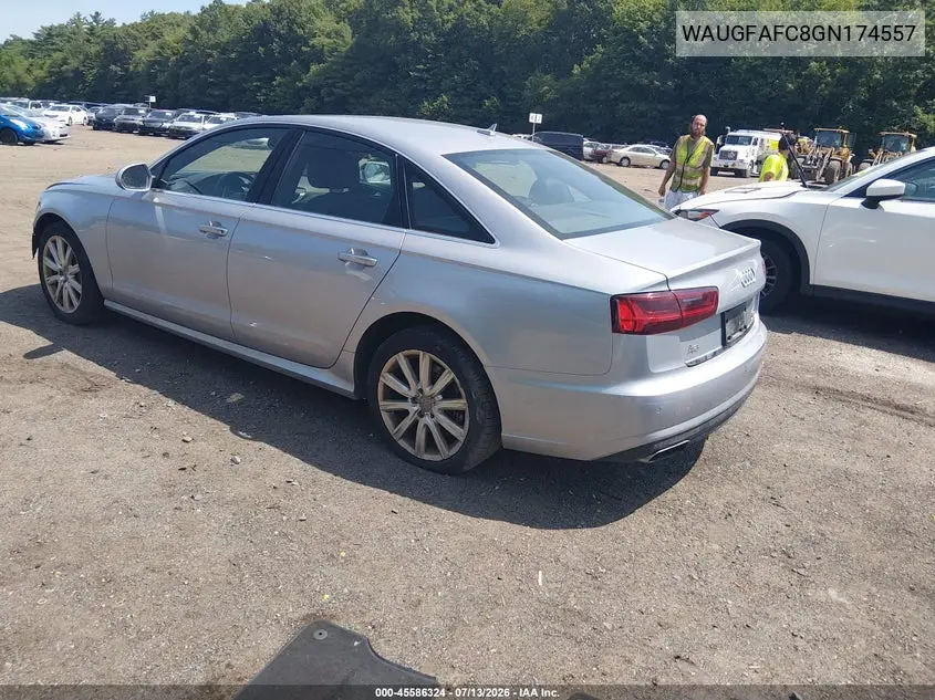 2016 Audi A6 2.0T Premium Plus VIN: WAUGFAFC8GN174557 Lot: 45586324