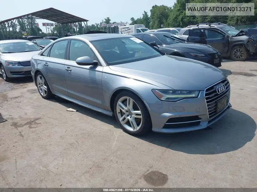 2016 Audi A6 2.0T Premium Plus VIN: WAUGFAFC1GN013371 Lot: 45621206