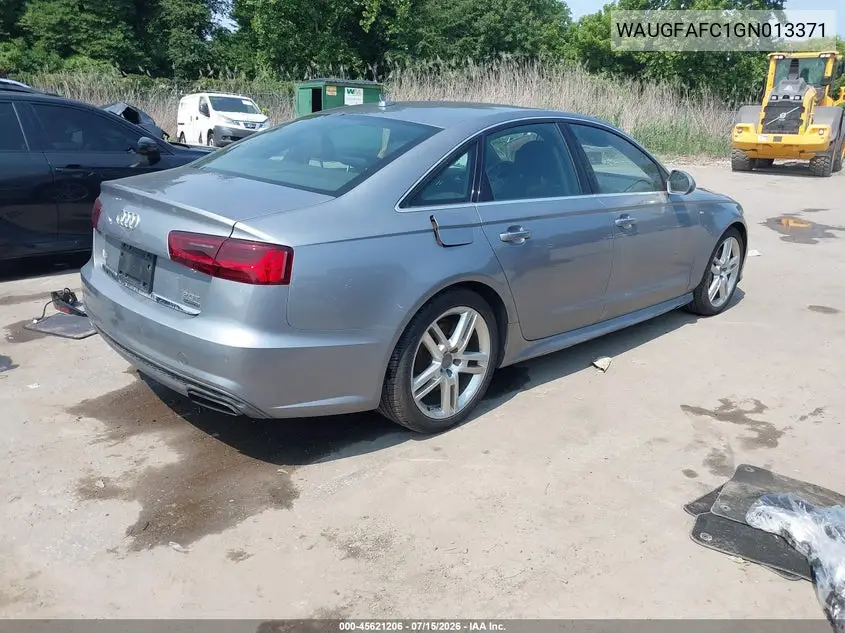 2016 Audi A6 2.0T Premium Plus VIN: WAUGFAFC1GN013371 Lot: 45621206