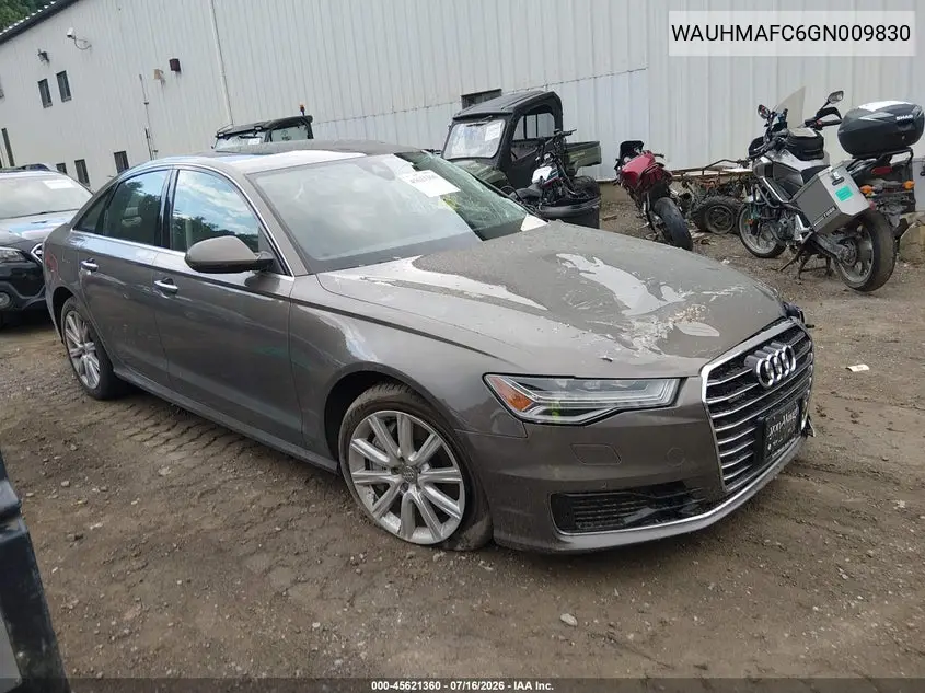 2016 Audi A6 3.0L Tdi Prestige VIN: WAUHMAFC6GN009830 Lot: 45621360