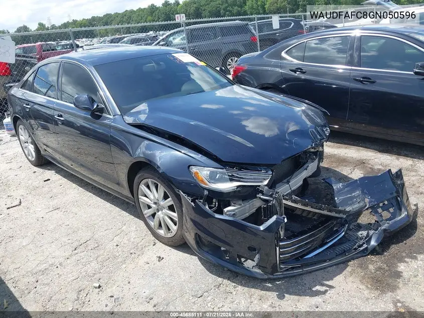 2016 Audi A6 2.0T Premium Plus VIN: WAUDFAFC8GN050596 Lot: 45685111