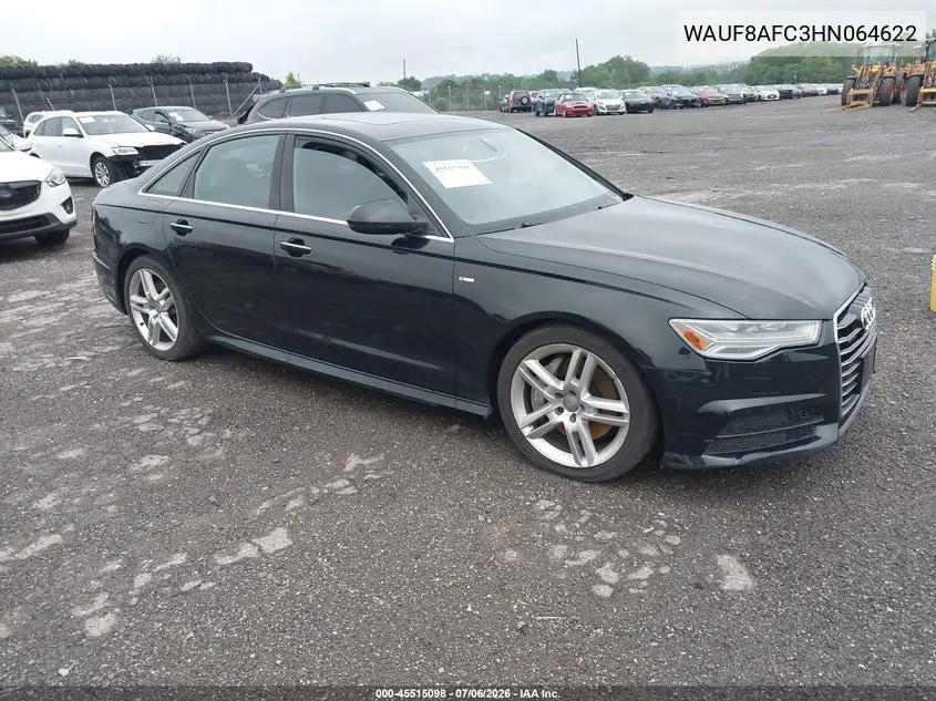 2017 Audi A6 Premium VIN: WAUF8AFC3HN064622 Lot: 45515098
