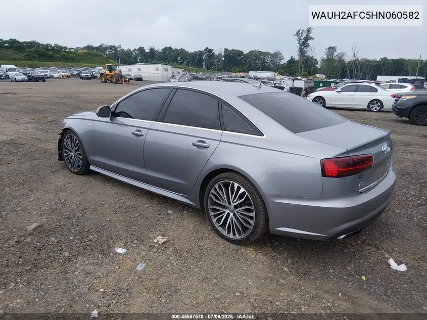 2017 Audi A6 Prestige VIN: WAUH2AFC5HN060582 Lot: 45587570
