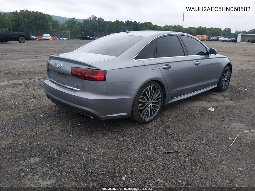 2017 Audi A6 Prestige VIN: WAUH2AFC5HN060582 Lot: 45587570