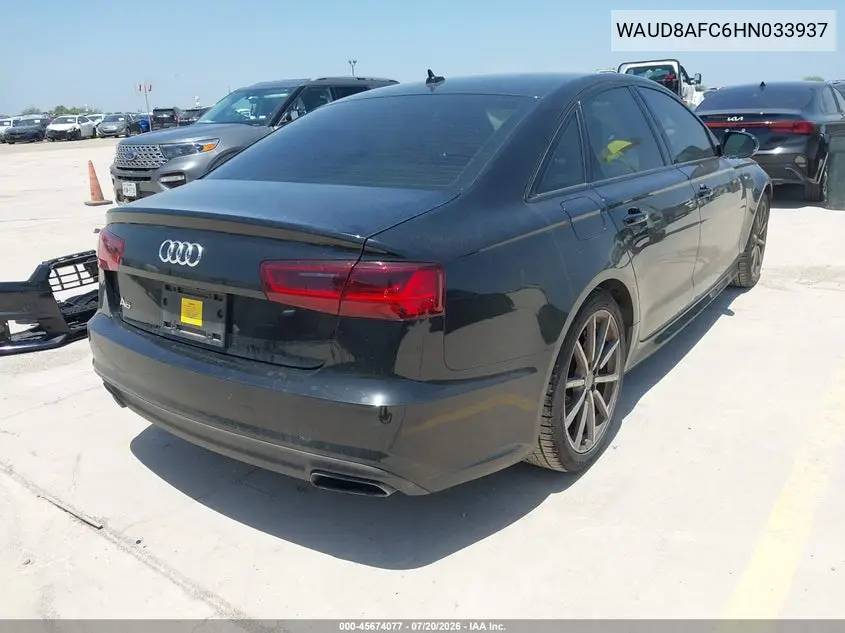 2017 Audi A6 Premium Plus VIN: WAUD8AFC6HN033937 Lot: 45674077
