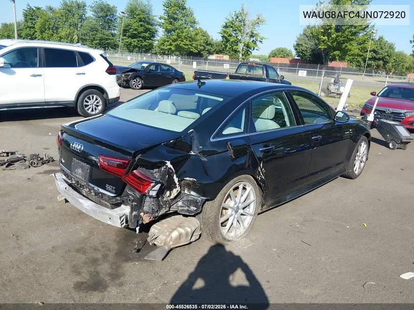 2018 Audi A6 2.0T Premium Plus VIN: WAUG8AFC4JN072920 Lot: 45526535
