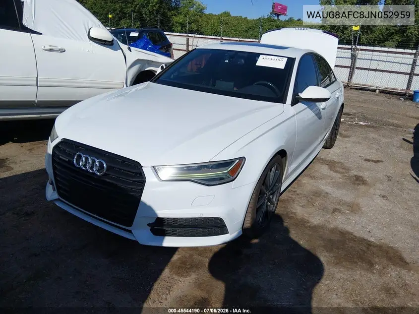 2018 Audi A6 2.0T Premium Plus VIN: WAUG8AFC8JN052959 Lot: 45544190