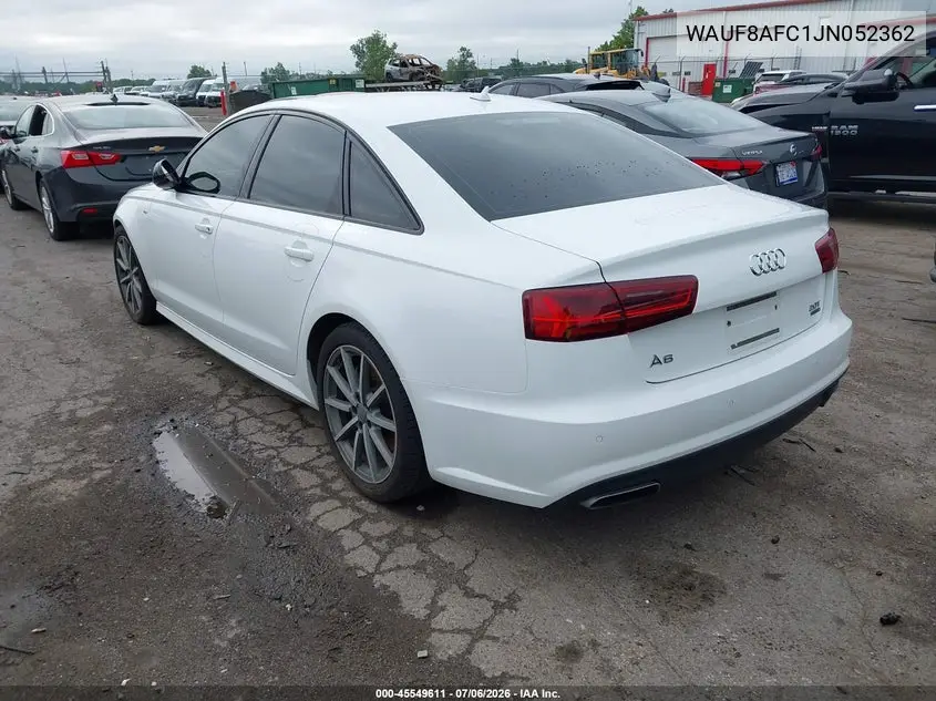 2018 Audi A6 2.0T Premium/2.0T Sport VIN: WAUF8AFC1JN052362 Lot: 45549611