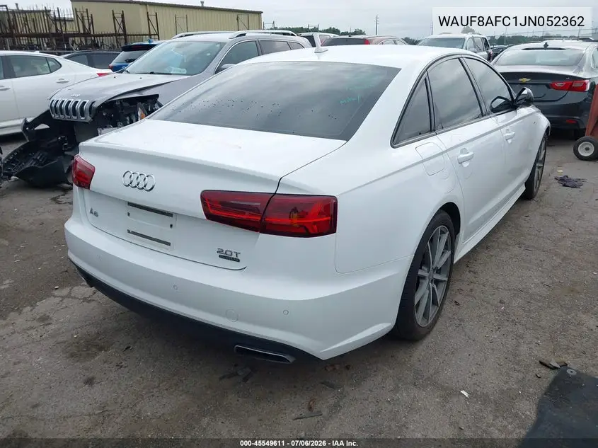 2018 Audi A6 2.0T Premium/2.0T Sport VIN: WAUF8AFC1JN052362 Lot: 45549611