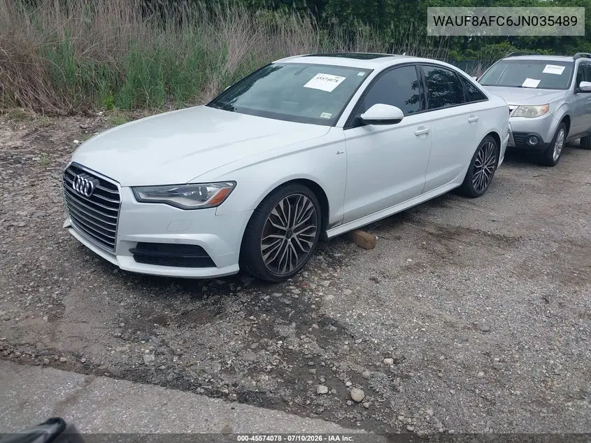 2018 Audi A6 2.0T Premium/2.0T Sport VIN: WAUF8AFC6JN035489 Lot: 45574078