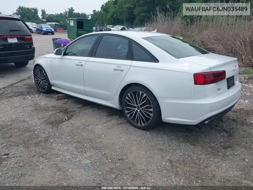 2018 Audi A6 2.0T Premium/2.0T Sport VIN: WAUF8AFC6JN035489 Lot: 45574078