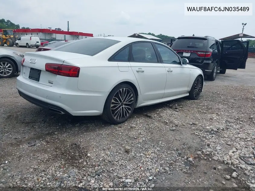 2018 Audi A6 2.0T Premium/2.0T Sport VIN: WAUF8AFC6JN035489 Lot: 45574078