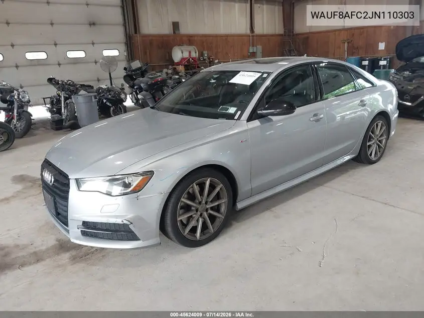 2018 Audi A6 2.0T Premium/2.0T Sport VIN: WAUF8AFC2JN110303 Lot: 45624009