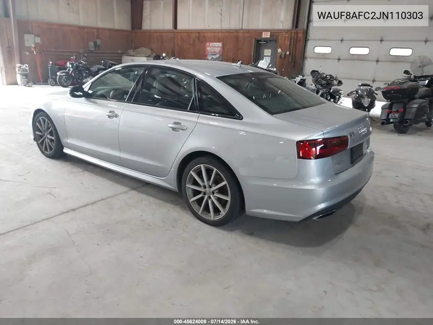 2018 Audi A6 2.0T Premium/2.0T Sport VIN: WAUF8AFC2JN110303 Lot: 45624009