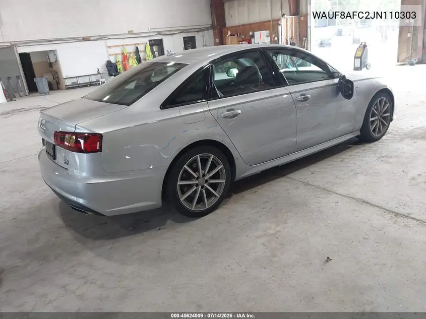 2018 Audi A6 2.0T Premium/2.0T Sport VIN: WAUF8AFC2JN110303 Lot: 45624009