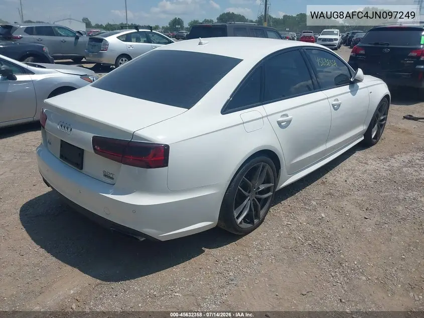 2018 Audi A6 2.0T Premium Plus VIN: WAUG8AFC4JN097249 Lot: 45632358