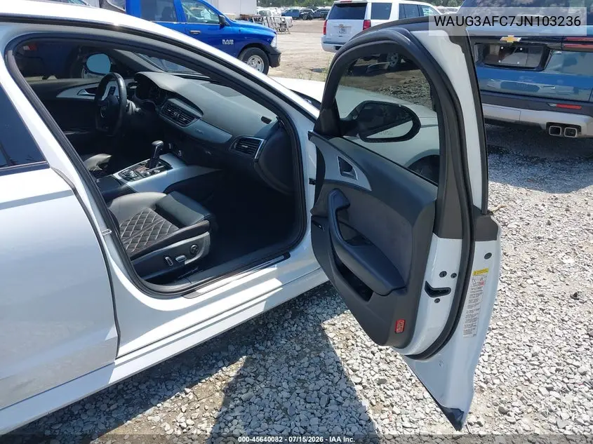 2018 Audi A6 3.0T Premium Plus VIN: WAUG3AFC7JN103236 Lot: 45640082