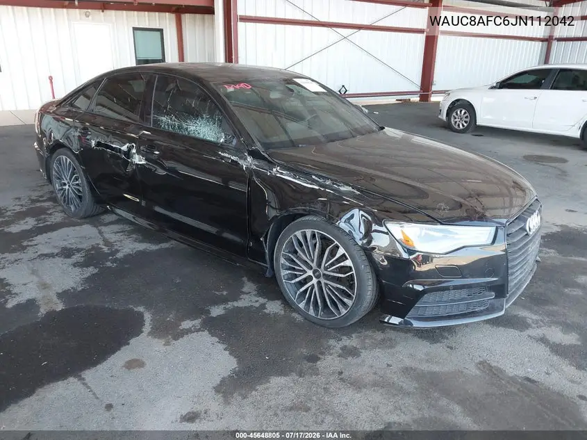 2018 Audi A6 2.0T Premium/2.0T Sport VIN: WAUC8AFC6JN112042 Lot: 45648805