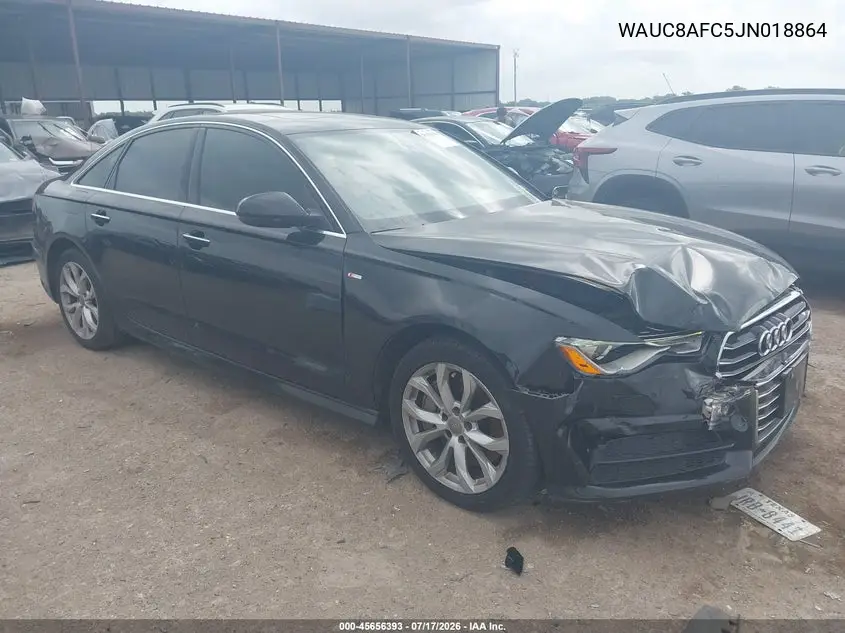 2018 Audi A6 2.0T Premium/2.0T Sport VIN: WAUC8AFC5JN018864 Lot: 45656393