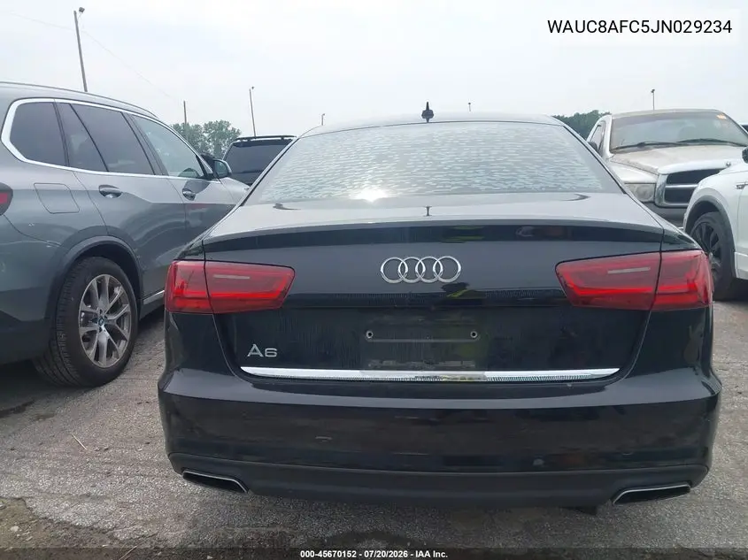2018 Audi A6 2.0T Premium/2.0T Sport VIN: WAUC8AFC5JN029234 Lot: 45670152