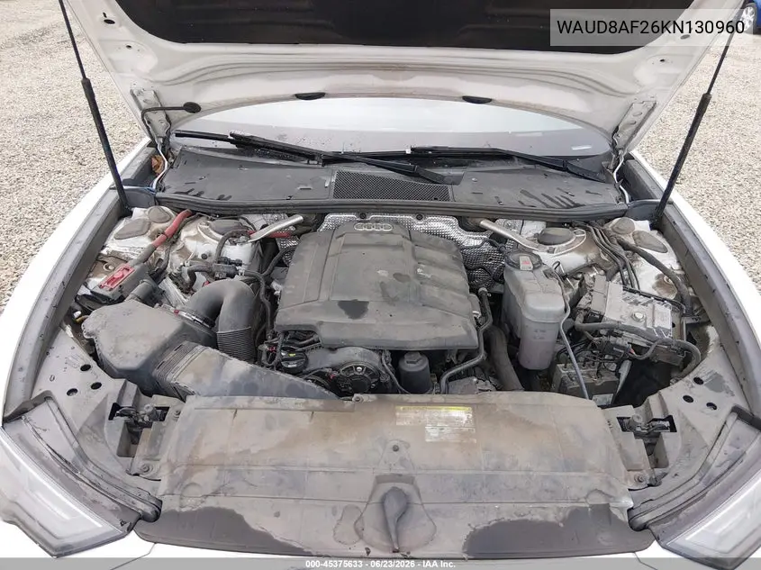2019 Audi A6 45 Premium VIN: WAUD8AF26KN130960 Lot: 45375633