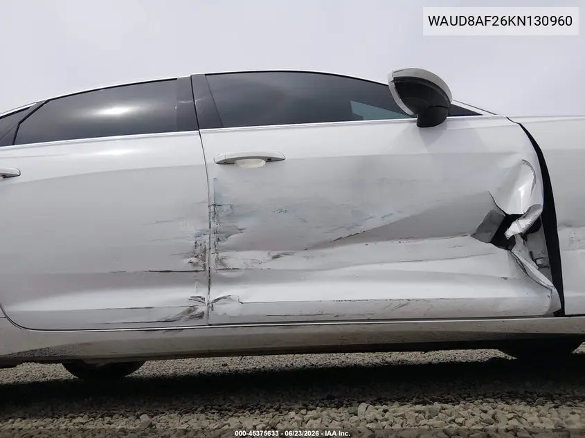 2019 Audi A6 45 Premium VIN: WAUD8AF26KN130960 Lot: 45375633