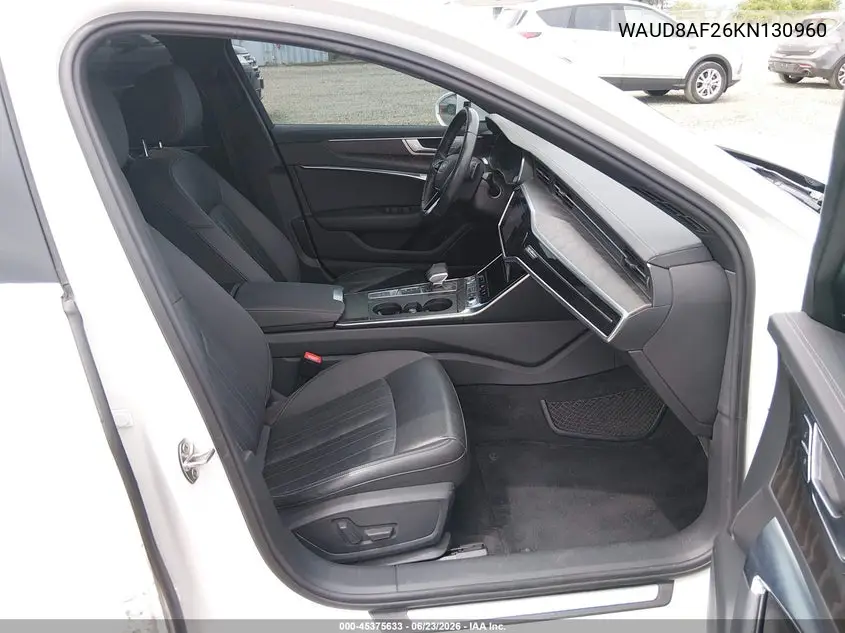 2019 Audi A6 45 Premium VIN: WAUD8AF26KN130960 Lot: 45375633