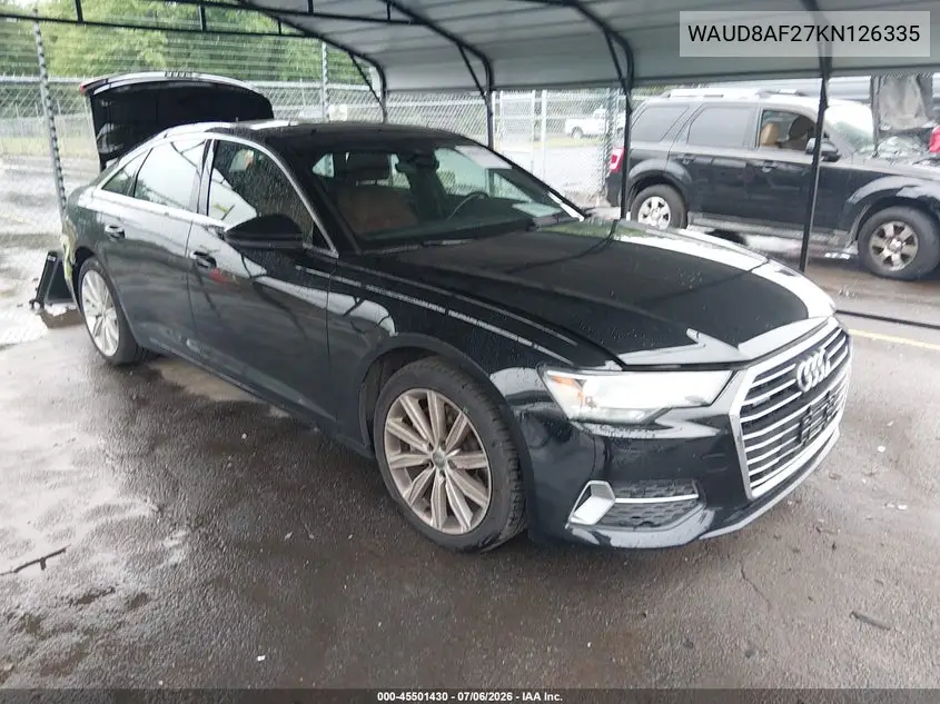 2019 Audi A6 45 Premium VIN: WAUD8AF27KN126335 Lot: 45501430