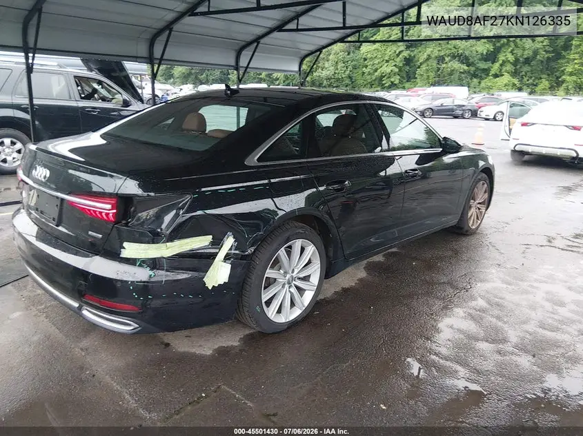 2019 Audi A6 45 Premium VIN: WAUD8AF27KN126335 Lot: 45501430