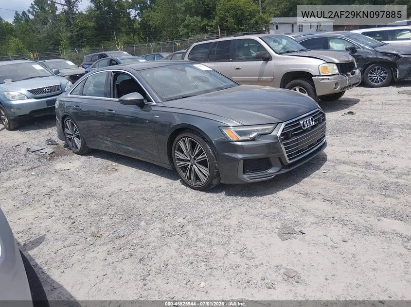 2019 Audi A6 55 Premium VIN: WAUL2AF29KN097885 Lot: 45525944