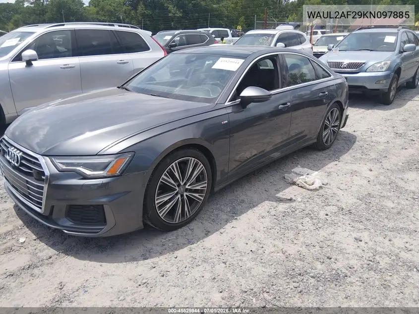 2019 Audi A6 55 Premium VIN: WAUL2AF29KN097885 Lot: 45525944