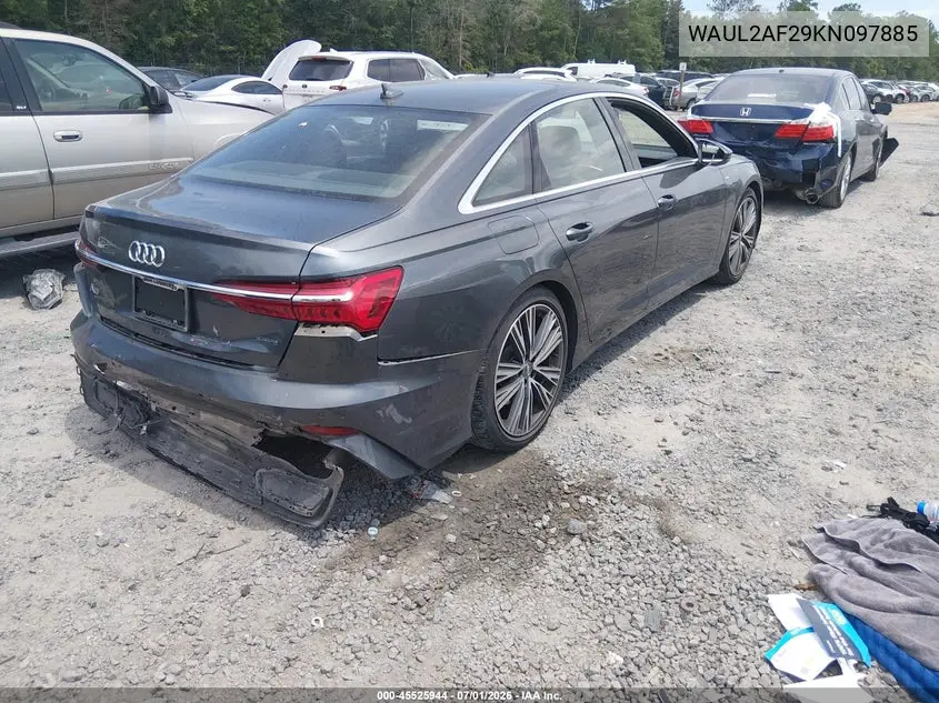 2019 Audi A6 55 Premium VIN: WAUL2AF29KN097885 Lot: 45525944