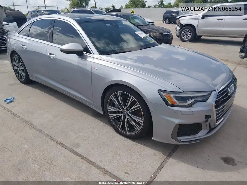 2019 Audi A6 55 Premium VIN: WAUL2AF21KN065254 Lot: 45535804